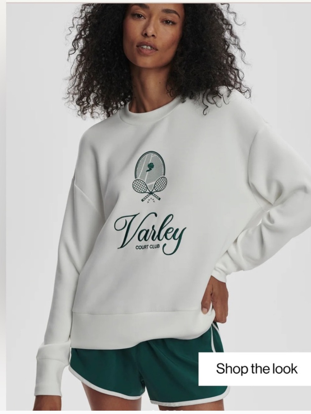 NWT Varley Rasco Namesake Sweatshirt - Size Medium